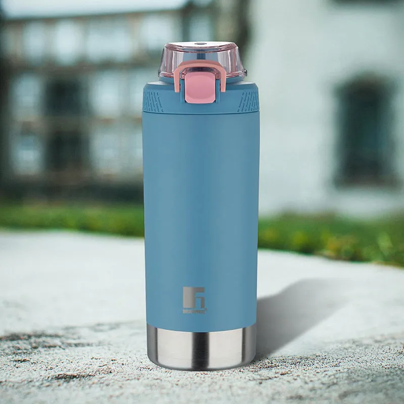 Bergner Glacior Double Walled Hot & Cold Flask (Blue) - 720 mL media 1