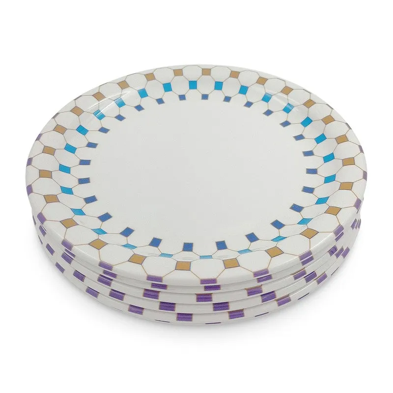 Arris Melamine Quarter Plates - Set of Six media 7