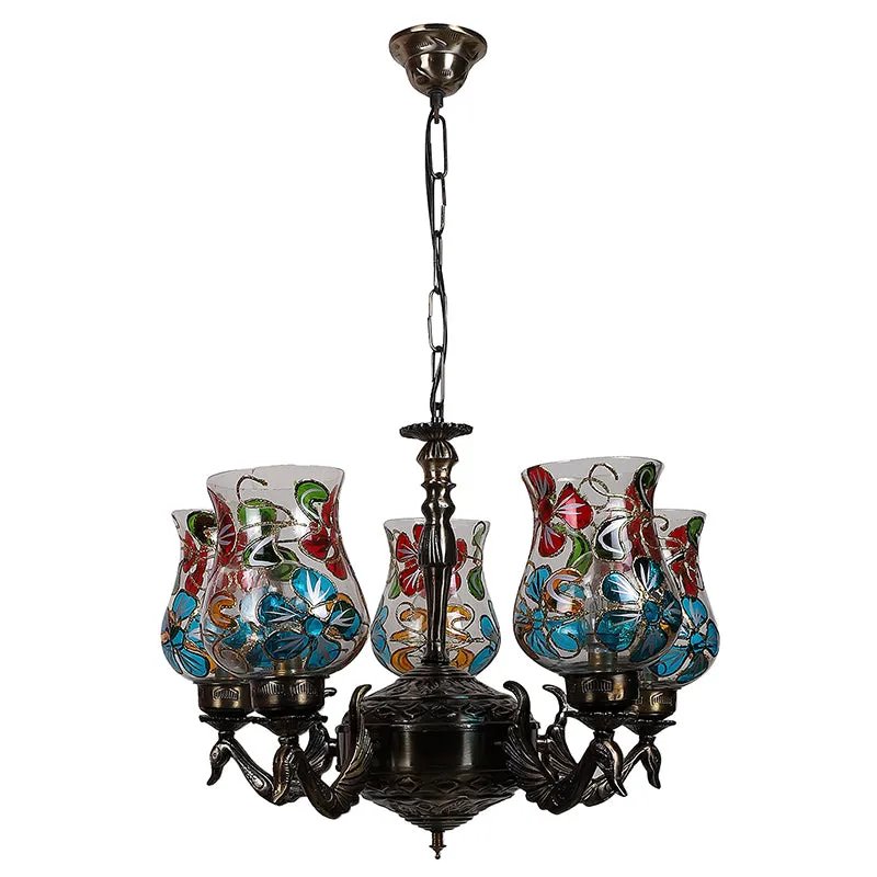 Fumo Mayoora Mosaic Golden Antique Ceiling Lamp media 3