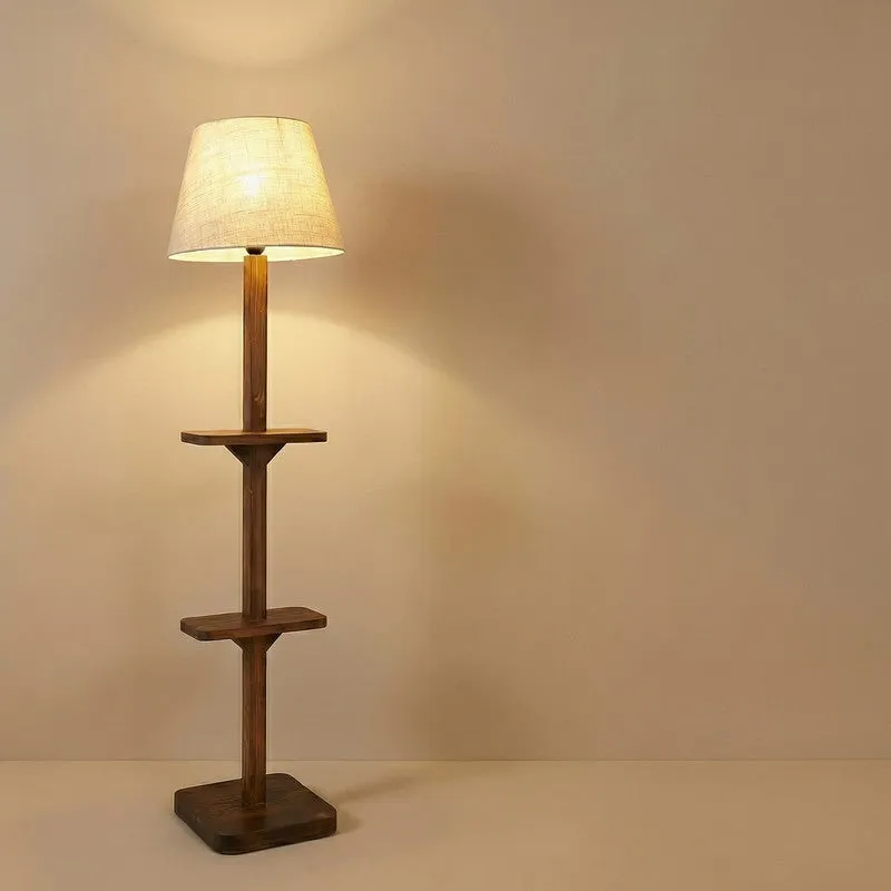 Jovana Shelf Wooden Floor Lamp media 6