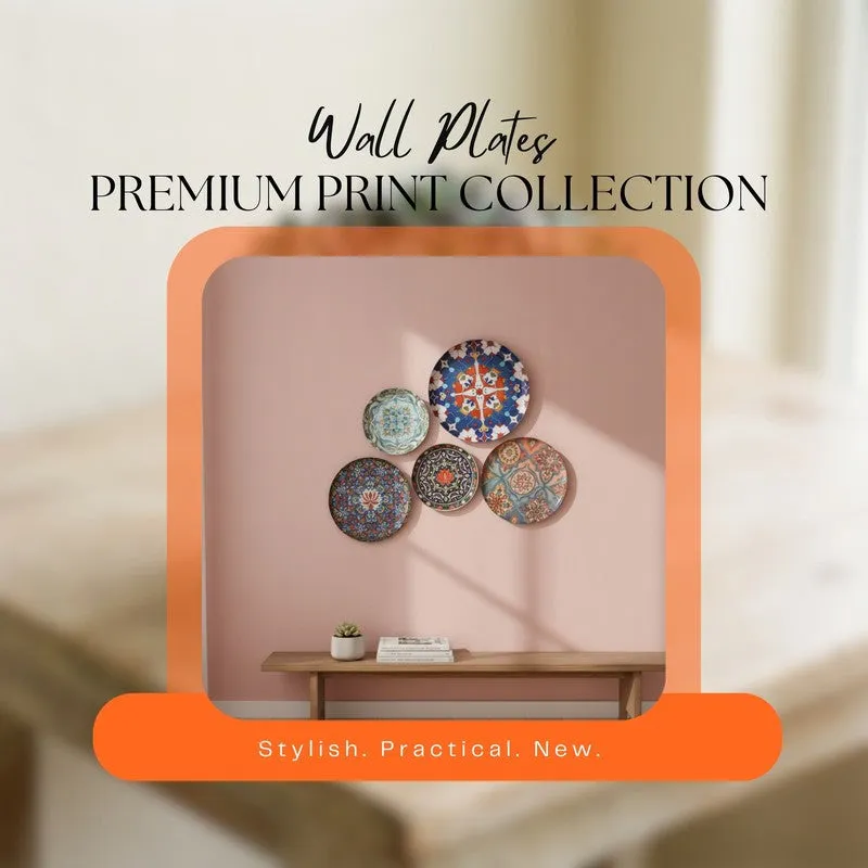 Timeless Mughal Wall Plates - Set of Five media 9