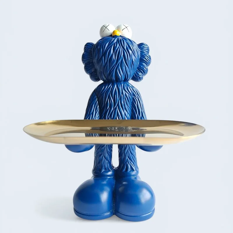 Blue Monster Metal Accent Tray - 7