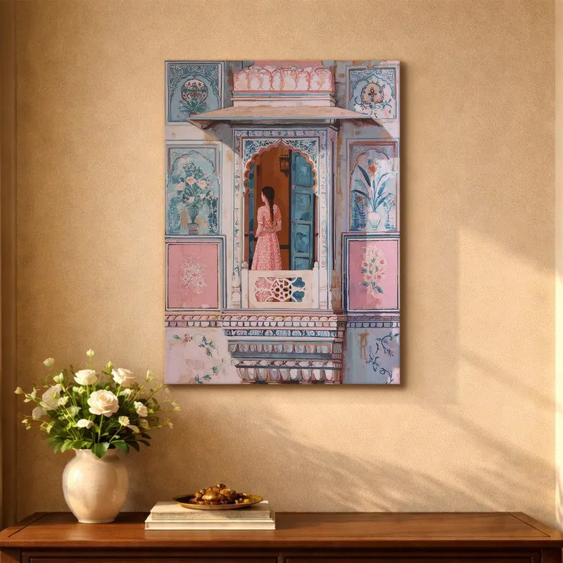 The Haveli Window Canvas Wall Art & Paintings media 5