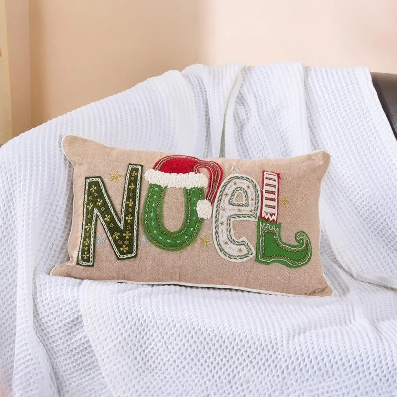 Noel Elegance Cotton Cushion media 1