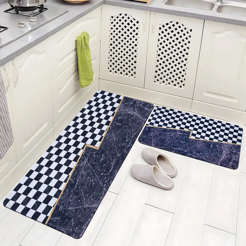 Aurvera Rubber Kitchen Floor Mats - Set of Two media 1