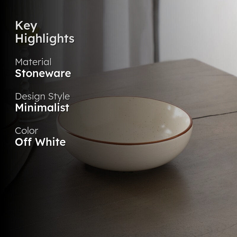 Classic Off-White Serving Bowl - 400 mL media 2
