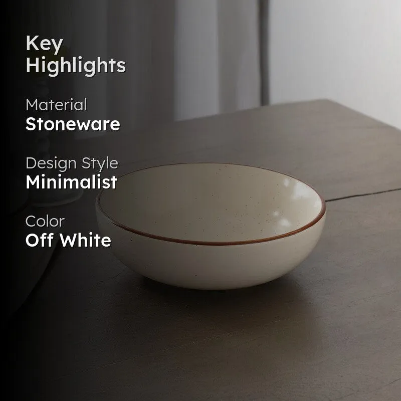 Classic Off-White Serving Bowl - 400 mL media 2