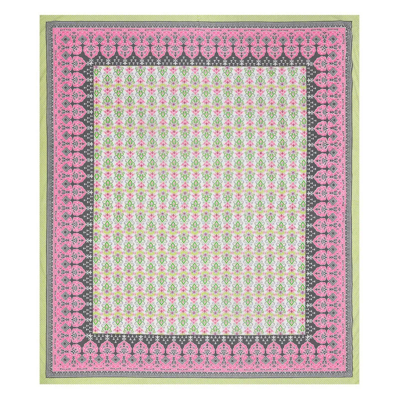 Rajni Cotton Bedsheet (Pink) - 180 TC media 5