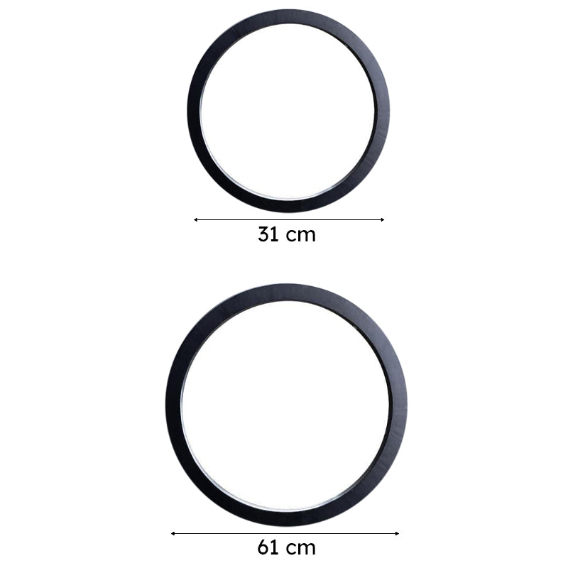 Satomi Wall Mirror - Charcoal media 8