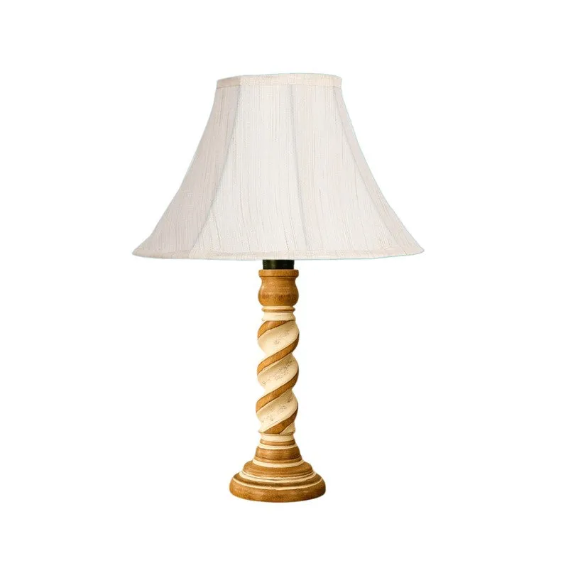 Modera Elvoa Wooden Table Lamp - Ivory media 5