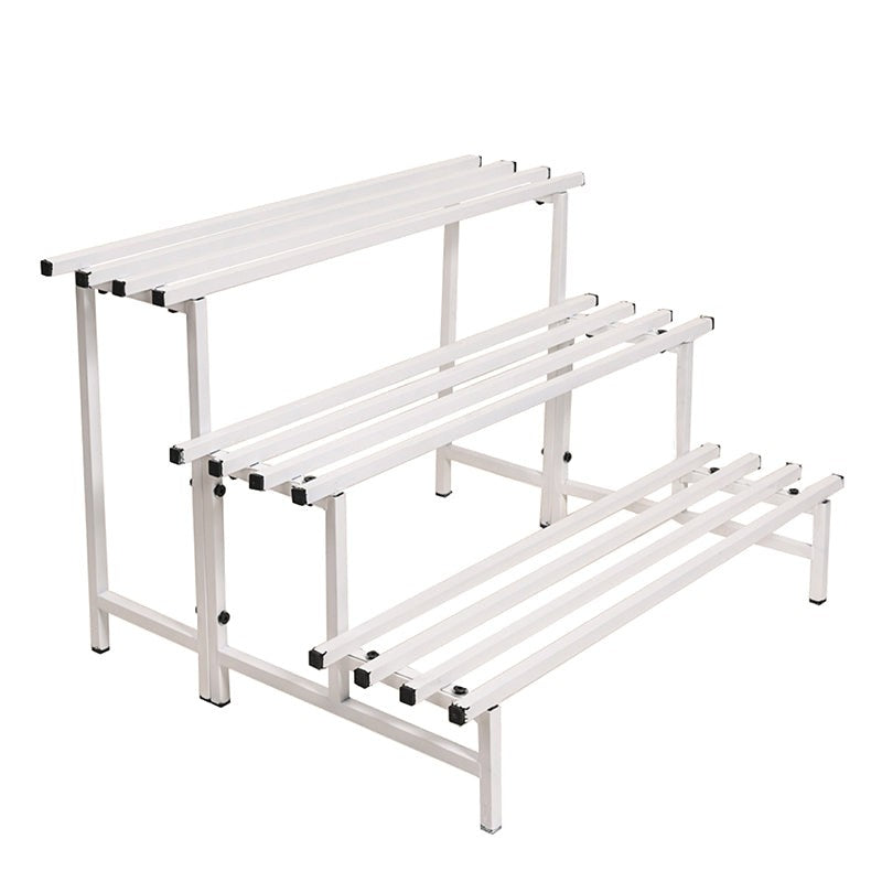 Botanika Elevate Three Tier Metal Plant Stand - White media 6