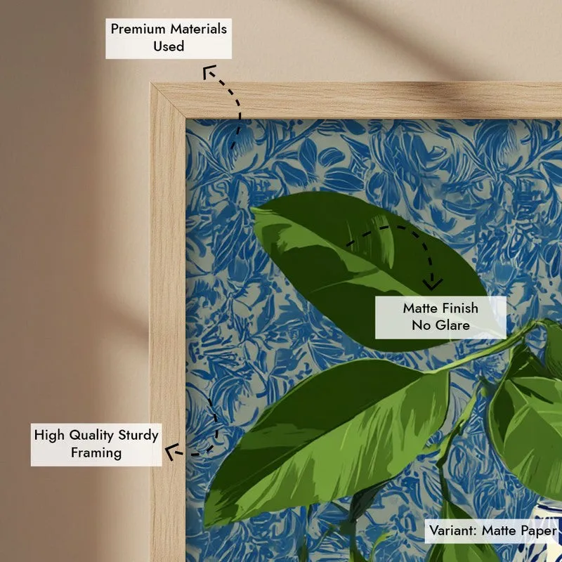 Freshness Canvas Wall Painting - Brown Frame media 7