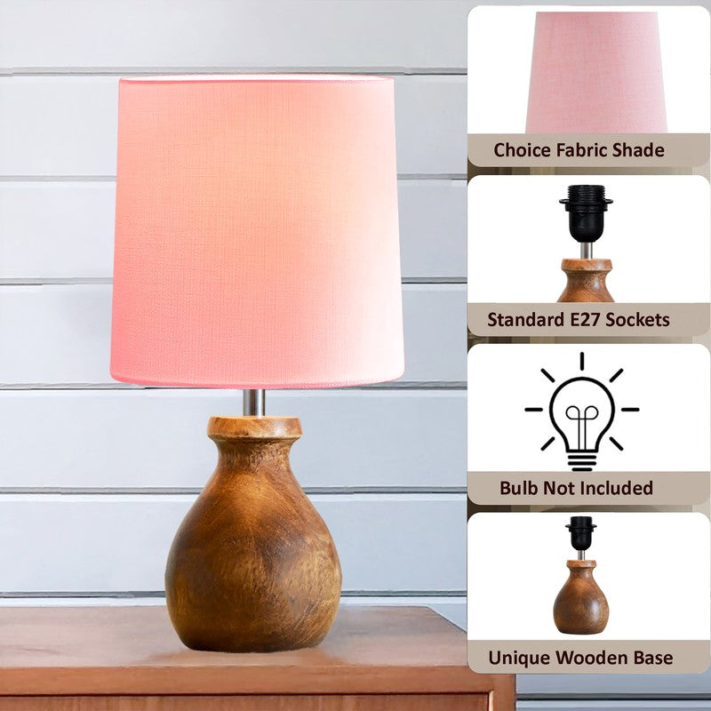 MonoEcho Wooden Table Lamp media 6