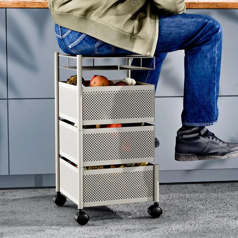 Movra Four Tier Trolley - White media 7