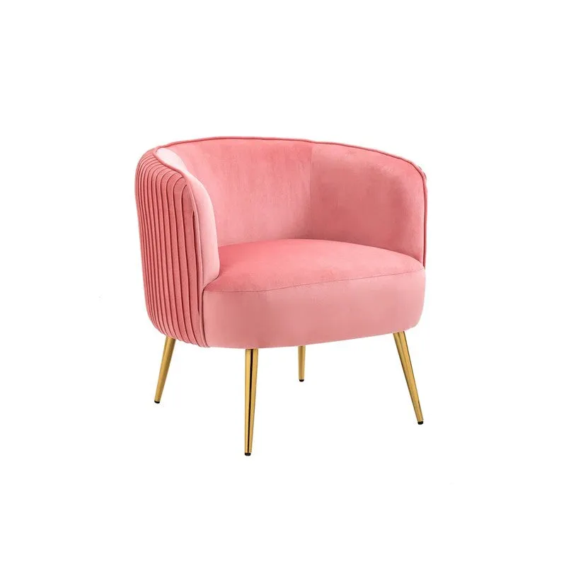 Leiser Accent Chair - Pink media 3