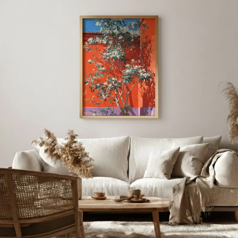 Autumra Canvas Wall Painting With Brown Frame media 6