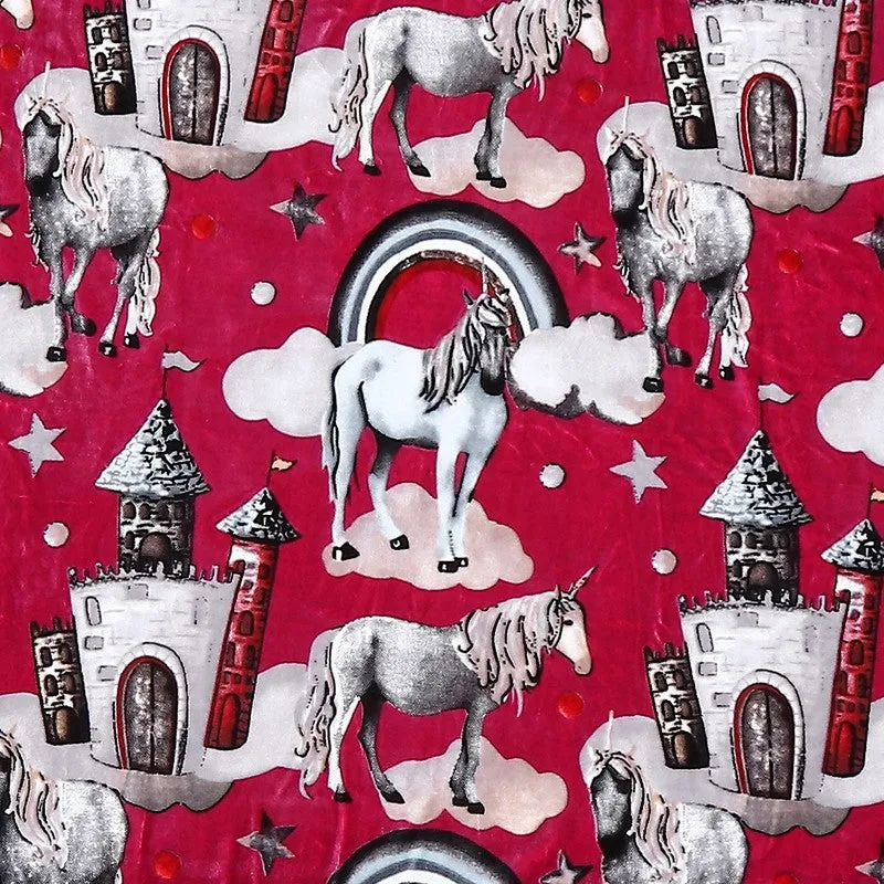 Monte Carlo Dreamy Unicorn Kids Blanket - 300 GSM media 4