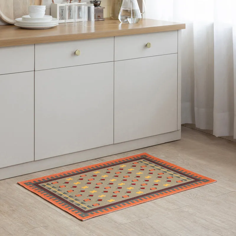 Velora Cotton Door Mats - Beige media 3