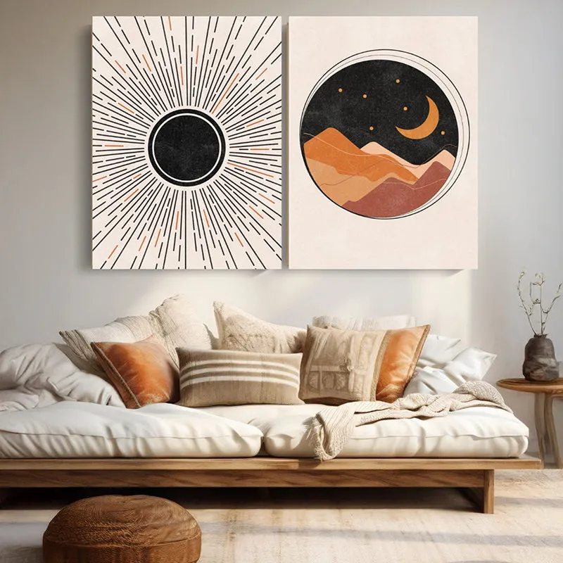 Surya Chandra Silhouette Wall Art - Set Of Two media 1