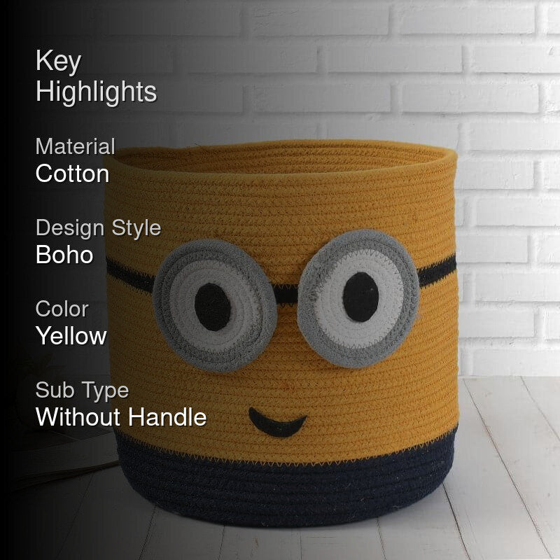 Minions Cotton Storage Basket media 2