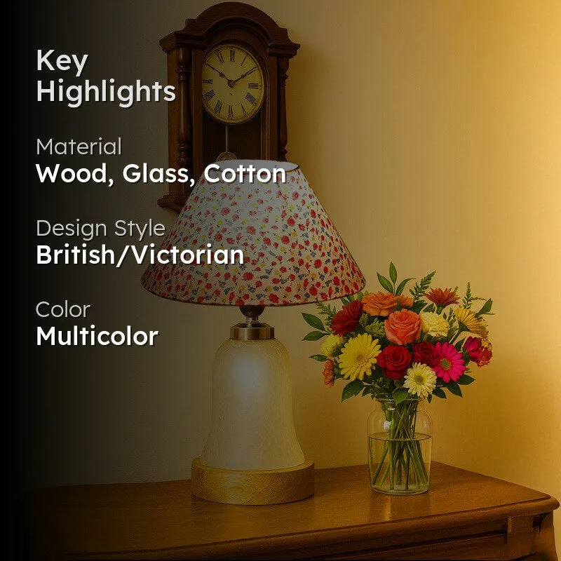 Zoravelle Fleura Arbor Wooden Table Lamp - Multicolor media 2