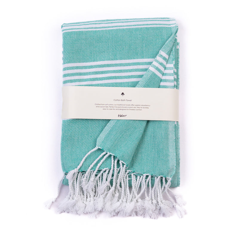 Cotlyn Cotton Bath Towel - Mint Green media 3