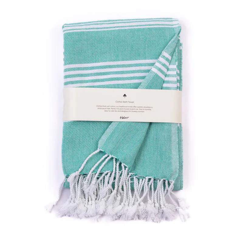 Cotlyn Cotton Bath Towel - Mint Green media 3