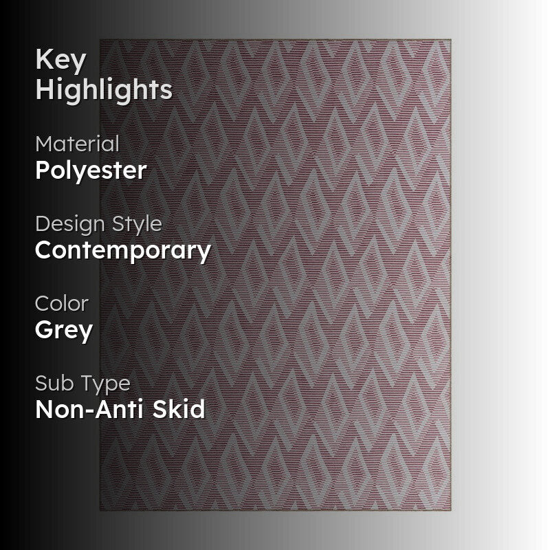 Erys Bloom Non Anti Skid Carpet media 2