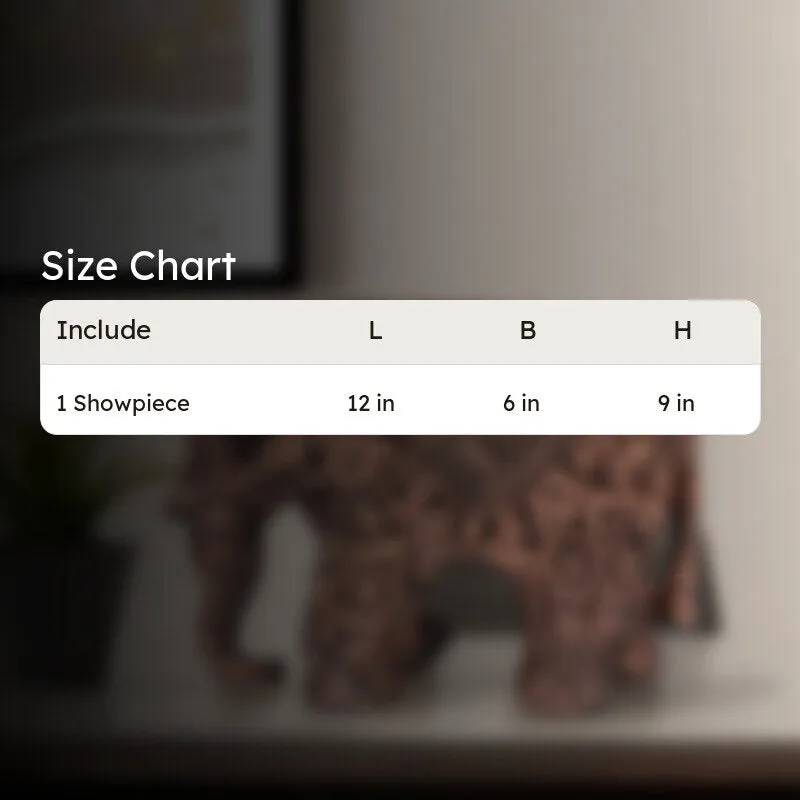 Decorative Tusker Showpiece media 7