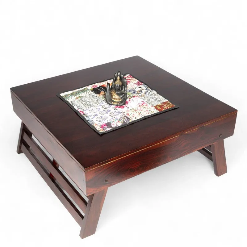 Servon Sheesham Wooden Center Table - Dark Brown media 4