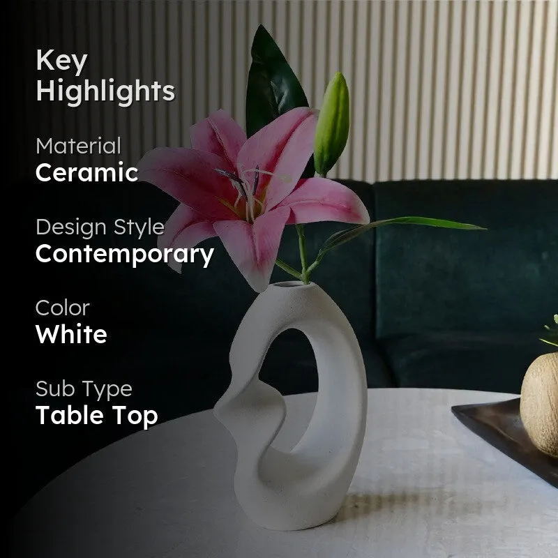 Eterna Loop Ceramic Vase media 2