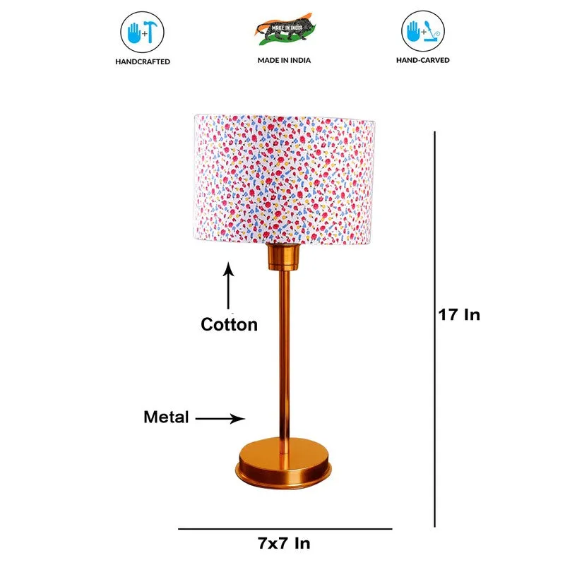 Kavira Arix Floral Metal Table Lamp - Multicolor media 8
