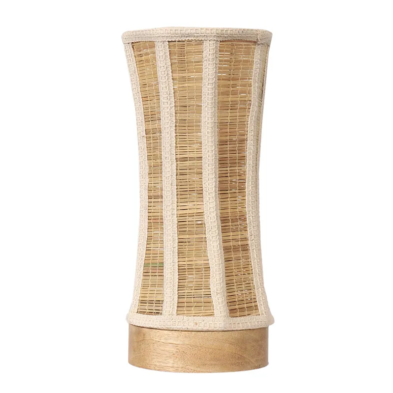 Wavira Bamboo Curve Table Lamp - Beige media 6