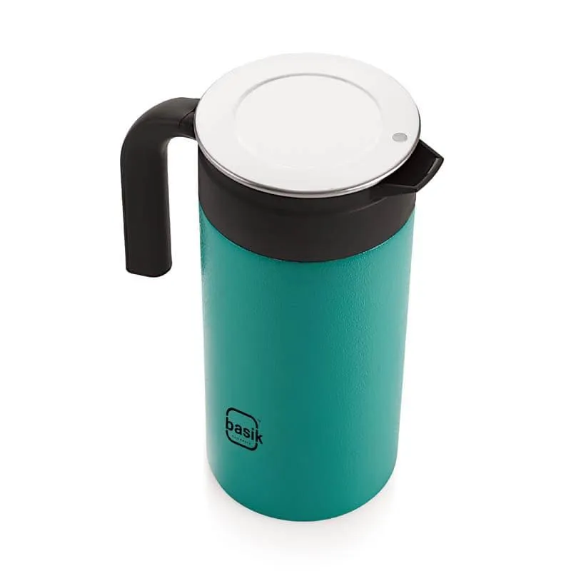 Hydra Stainless Steel Water Jug (Teal) - 1450 ML media 4
