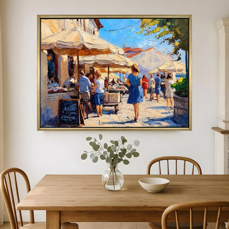 Sunvista Canvas Wall Painting With Frame