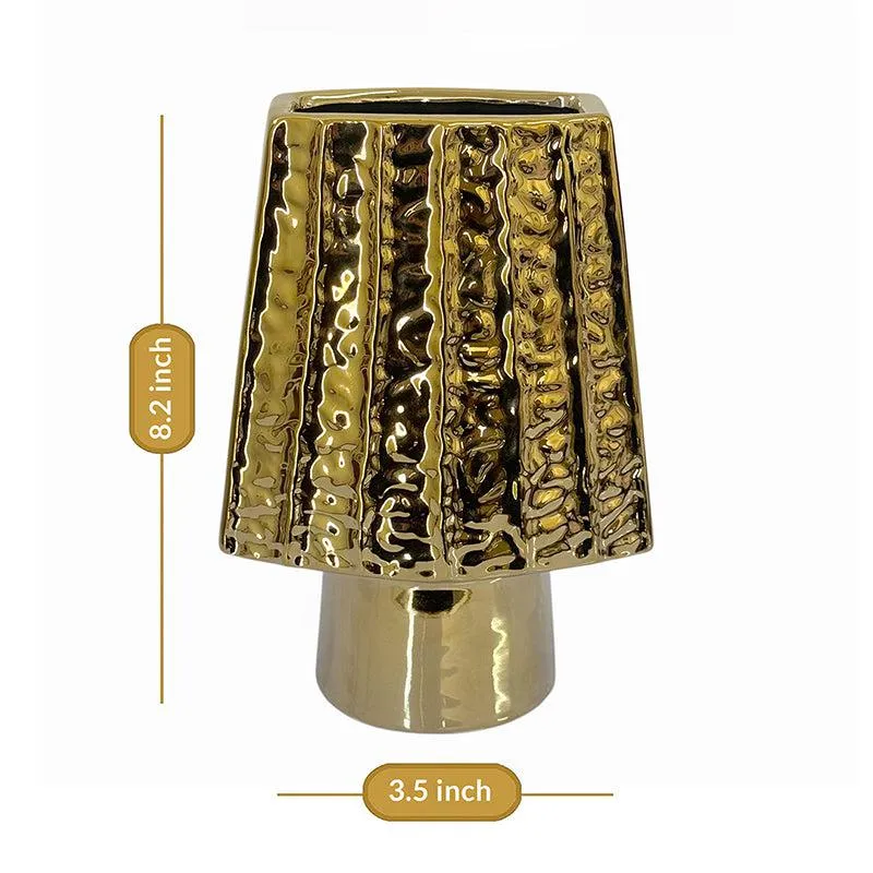 Amber Aura Ceramic Vase media 5