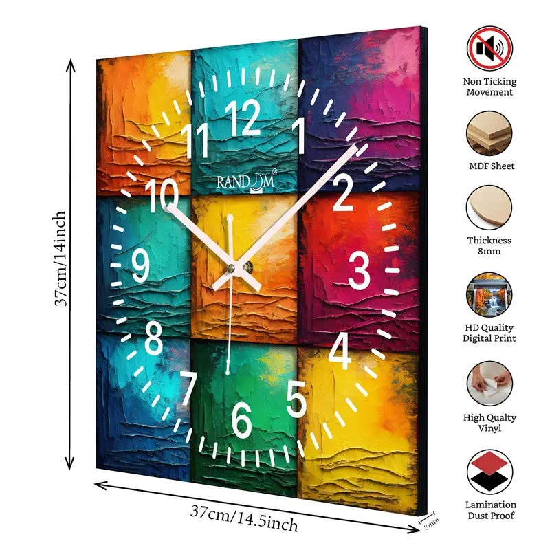 Lunexa Analog Wall Clock - Multicolor media 9
