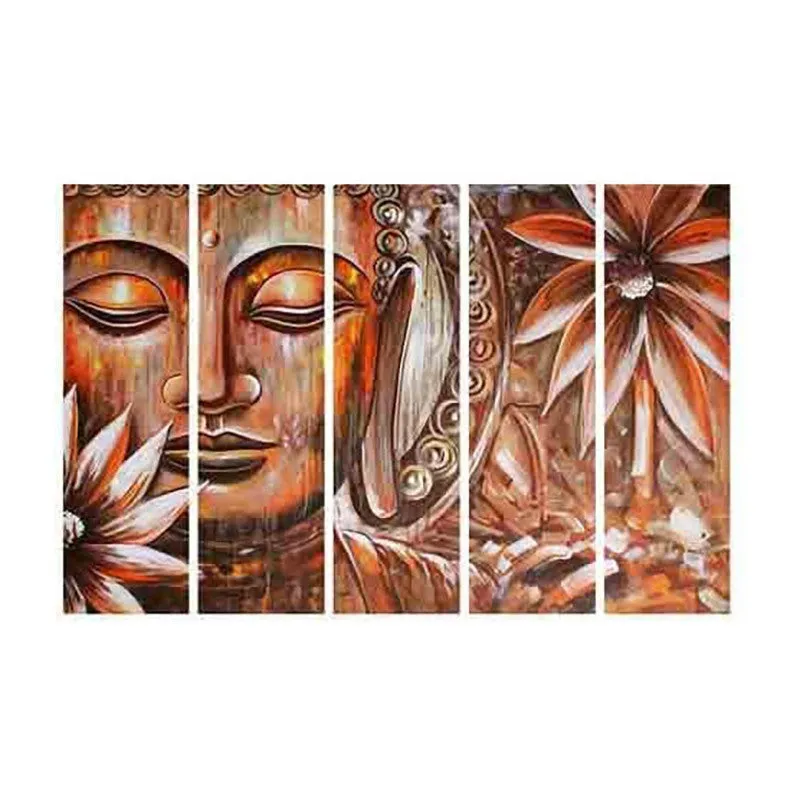 Blissful Buddha Wall Art - Five Piece Set media 5