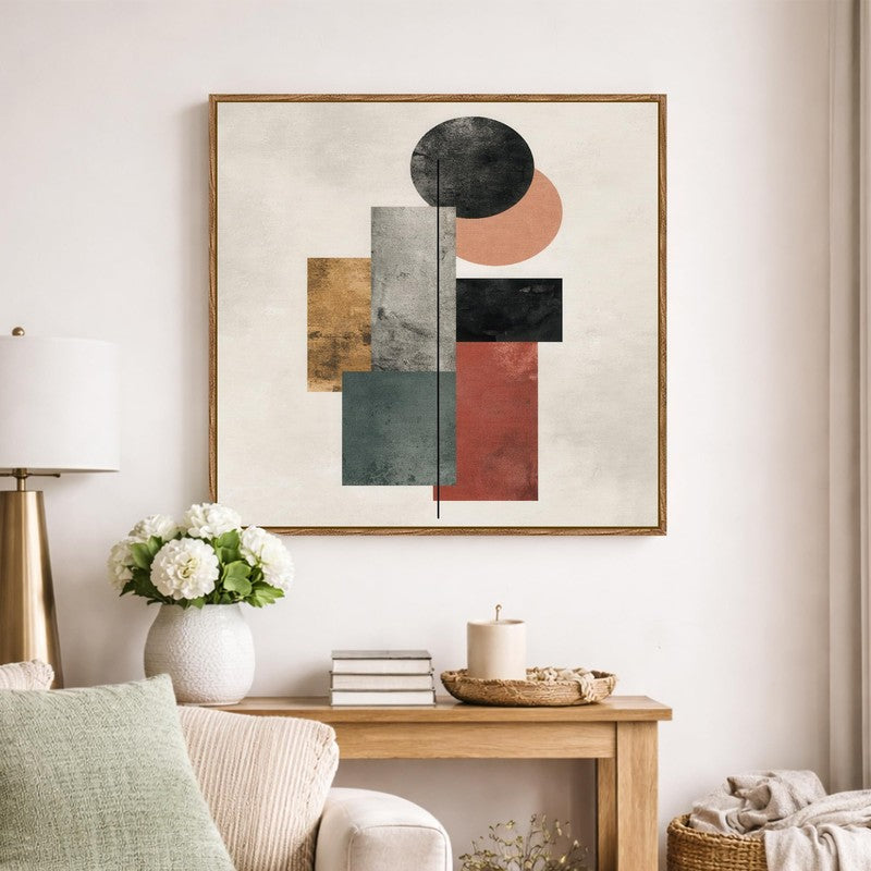 Painted Persona Canvas Wall Art With Frame
