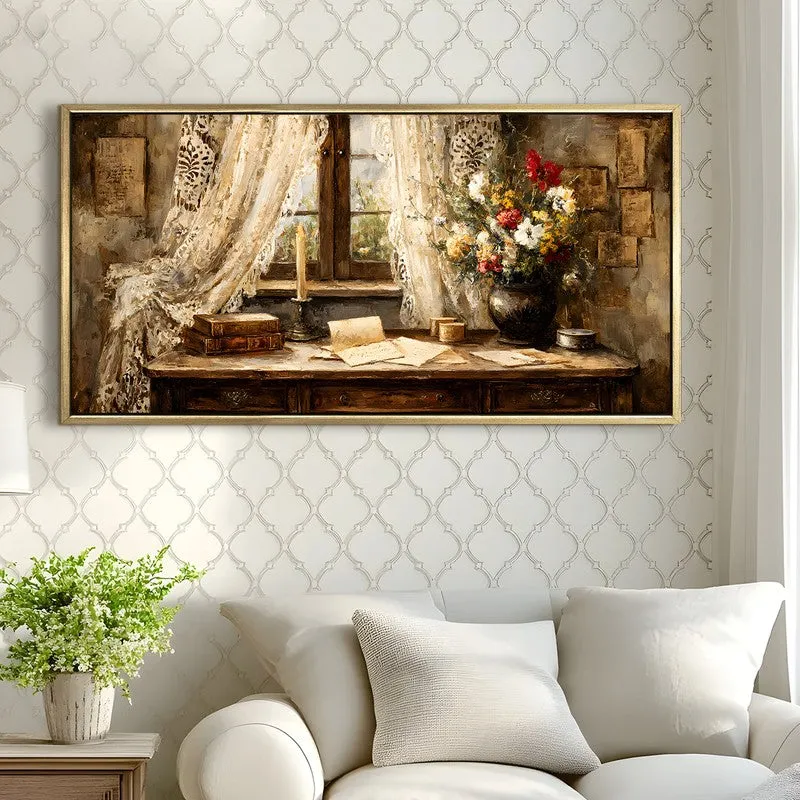 Vintage Candlelit Vista Ambience Wall Art media 3