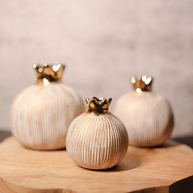Granada Ceramic Vase (Beige) - Set Of Three media 3