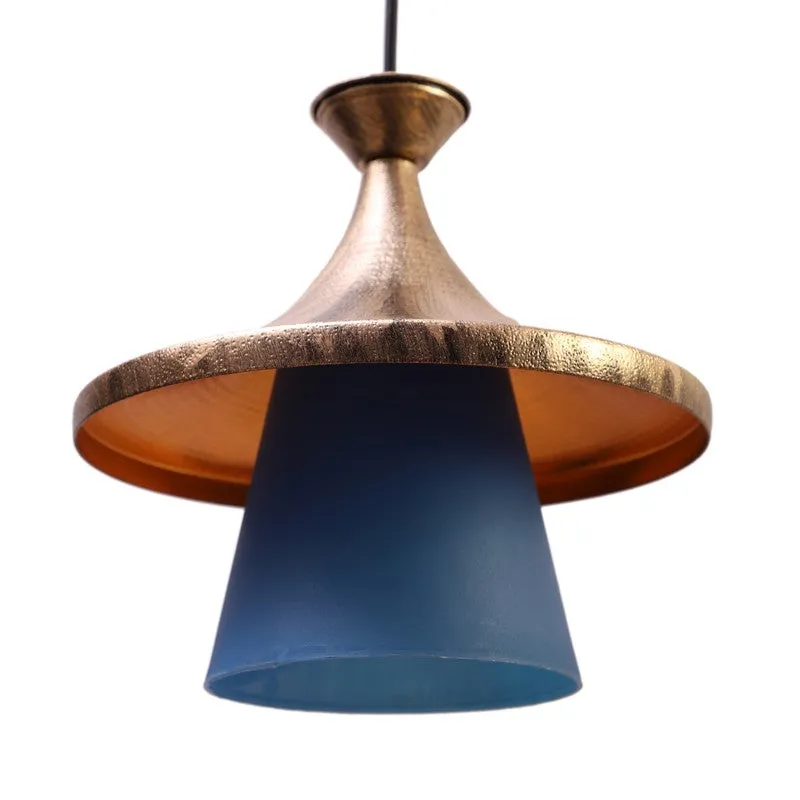 Blue Accent PVC Ceiling Lamp media 5