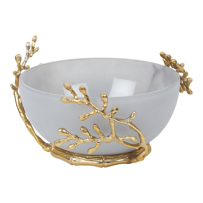 Roscoe Branched Accent Bowl - Grey media 3