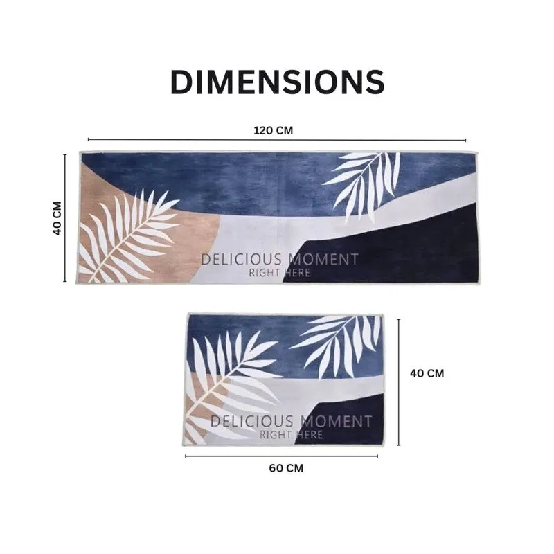Grip Nest Glace Cotton/Microfiber Kitchen Mats - Set of Two media 9