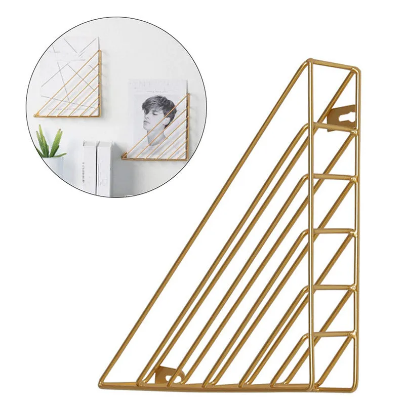 Arsheq Wall Shelf (Gold) - Set Of Two media 3