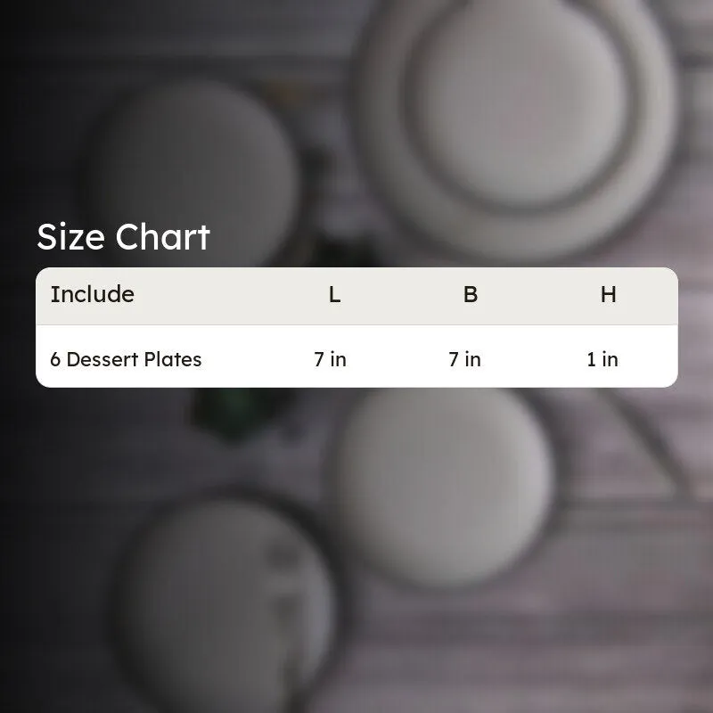 Servewell Abza Quarter Plate (White) - Set Of Six media 5