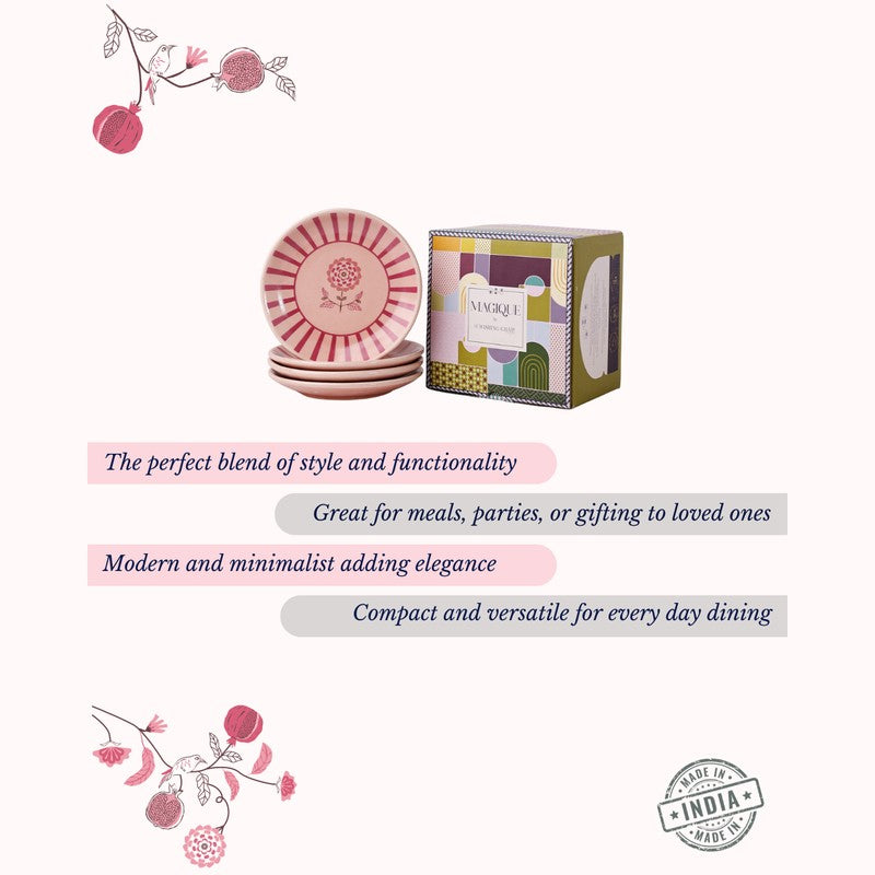 Magique by the Wishing Chair Nysa 4 Ceramic Dessert Plates Gift Box Set - Set Of Four media 10
