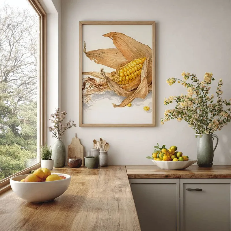 CornFarm Archival Canvas Wall Art - Brown media 5