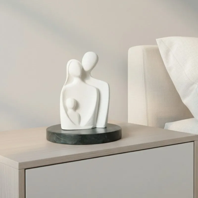 Abstract Family Resin Showpiece - White media 5