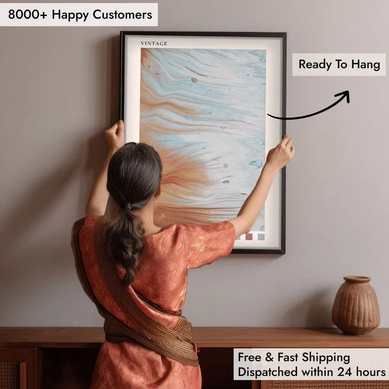 Go with the Flow Archival Canvas Wall Art - Black Frame media 6